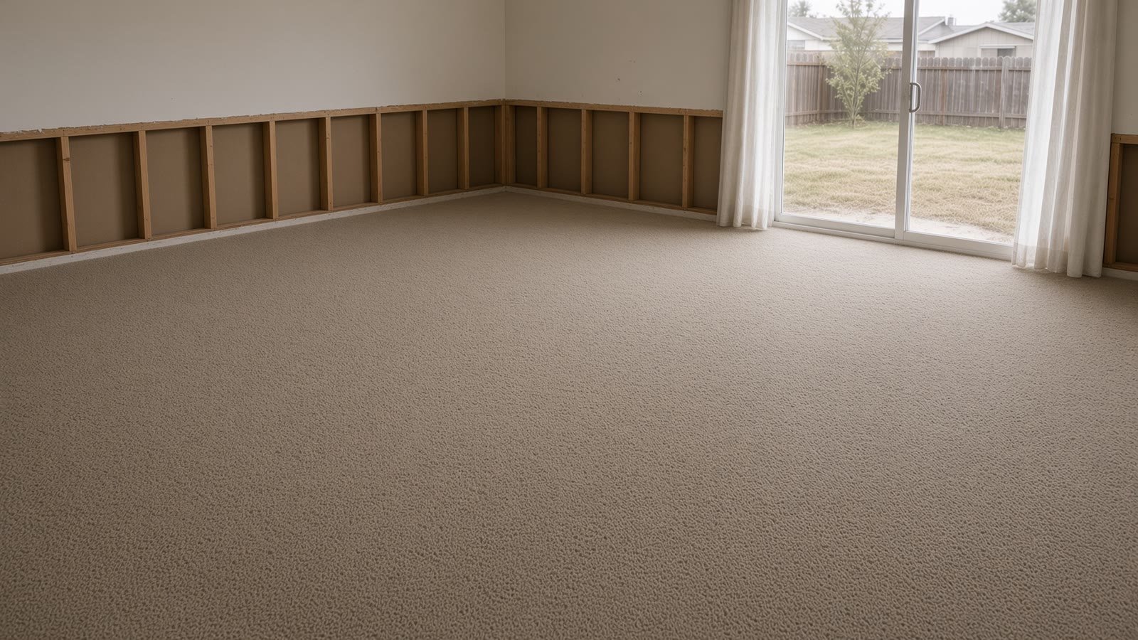 Wet materials gone. Structure dry and open — ready for your rebuild crew.